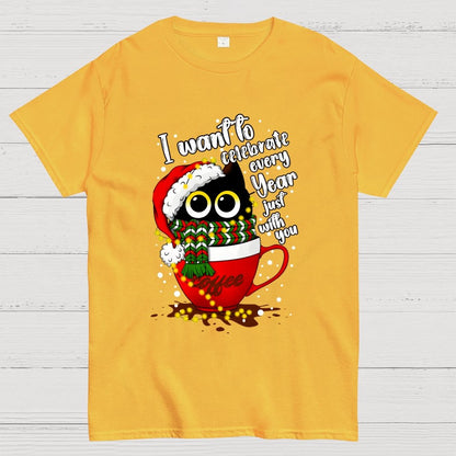 Christmas Cat Geek T-Shirt