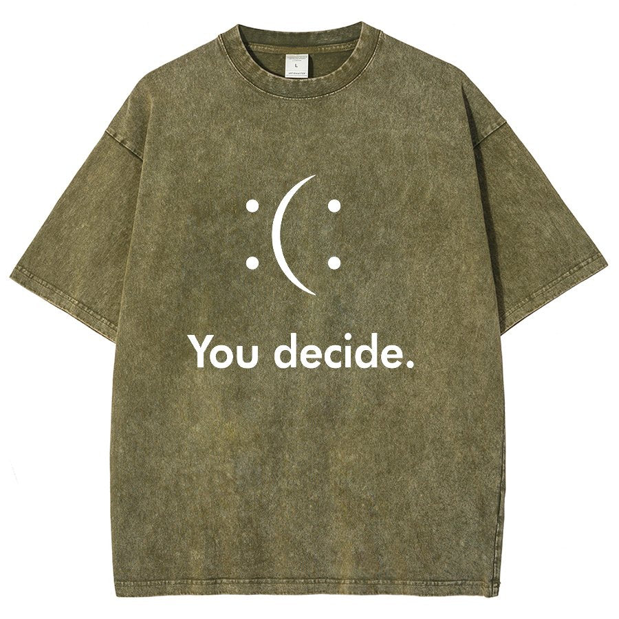 You Decide Vintage Distressed T-shirt
