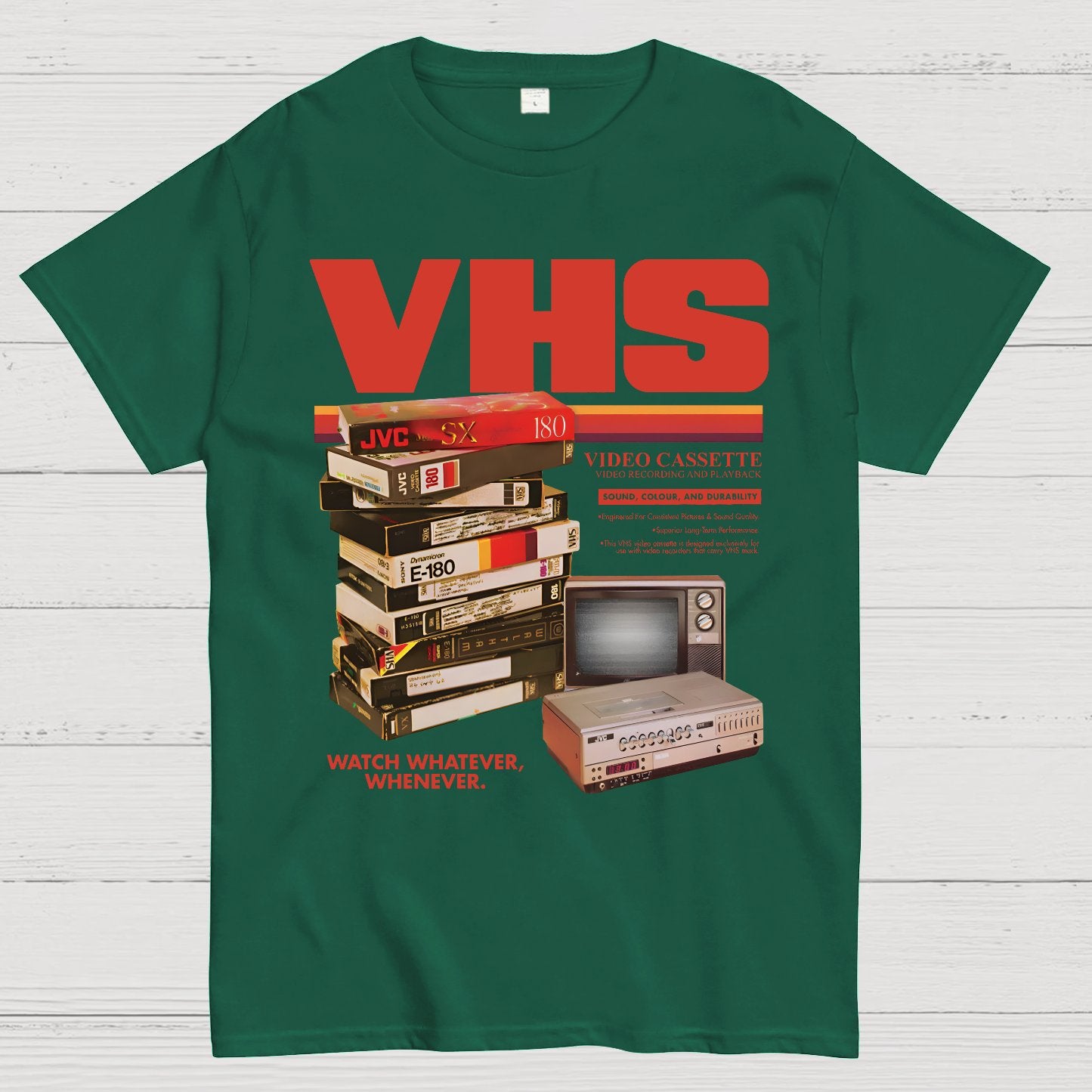 Vintage VHS Tapes Geek T-Shirt