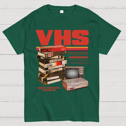Vintage VHS Tapes Geek T-Shirt