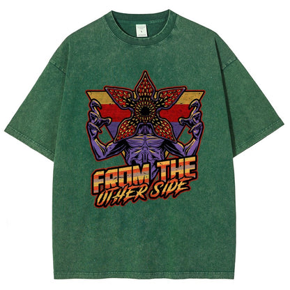 Dimensional Monster Vaporwave Vintage Distressed T-shirt