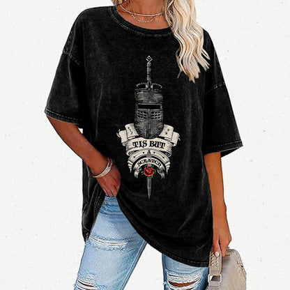 It is but a scratch. Vintage Distressed T-shirt