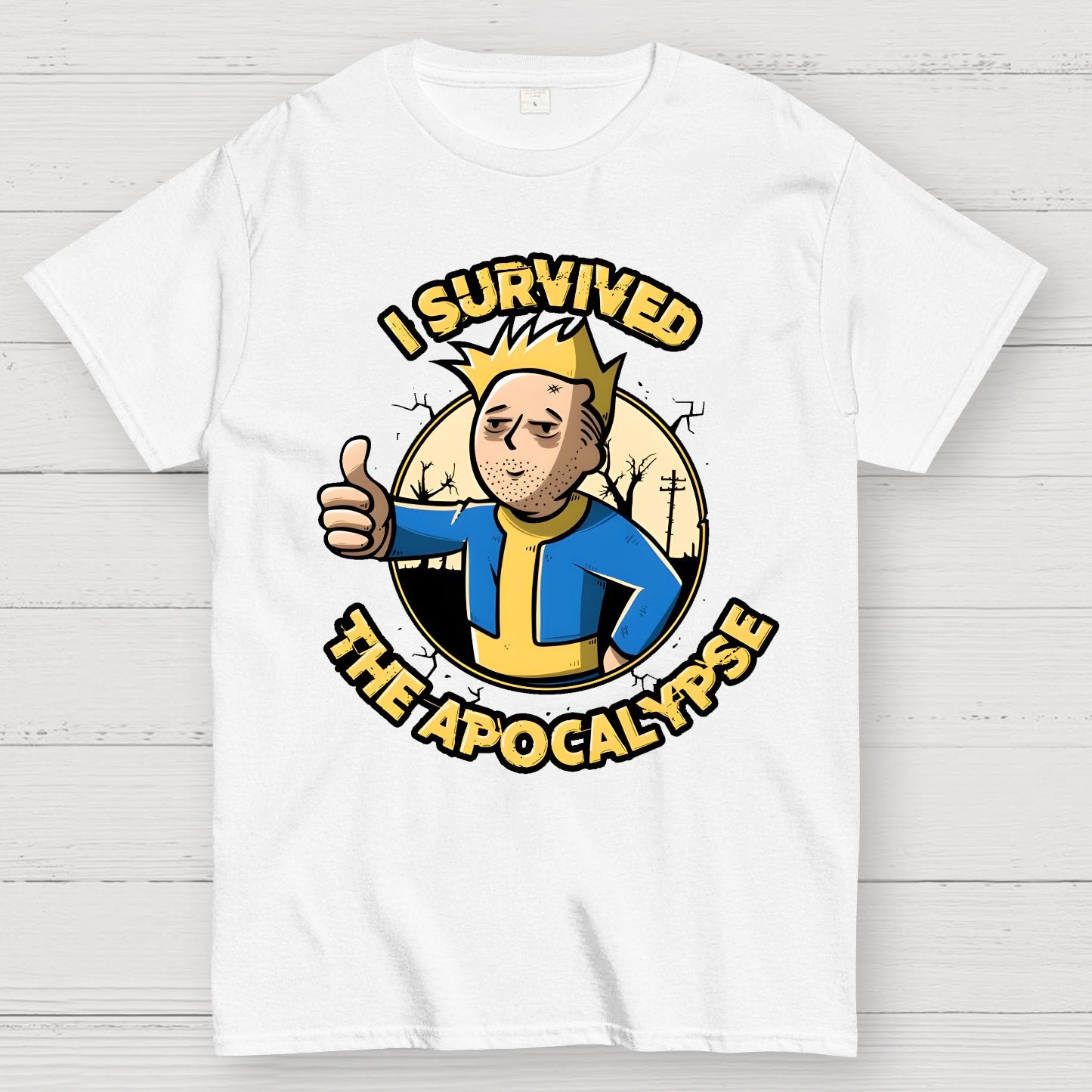 I Survived the Apocalypse Geek T-Shirt