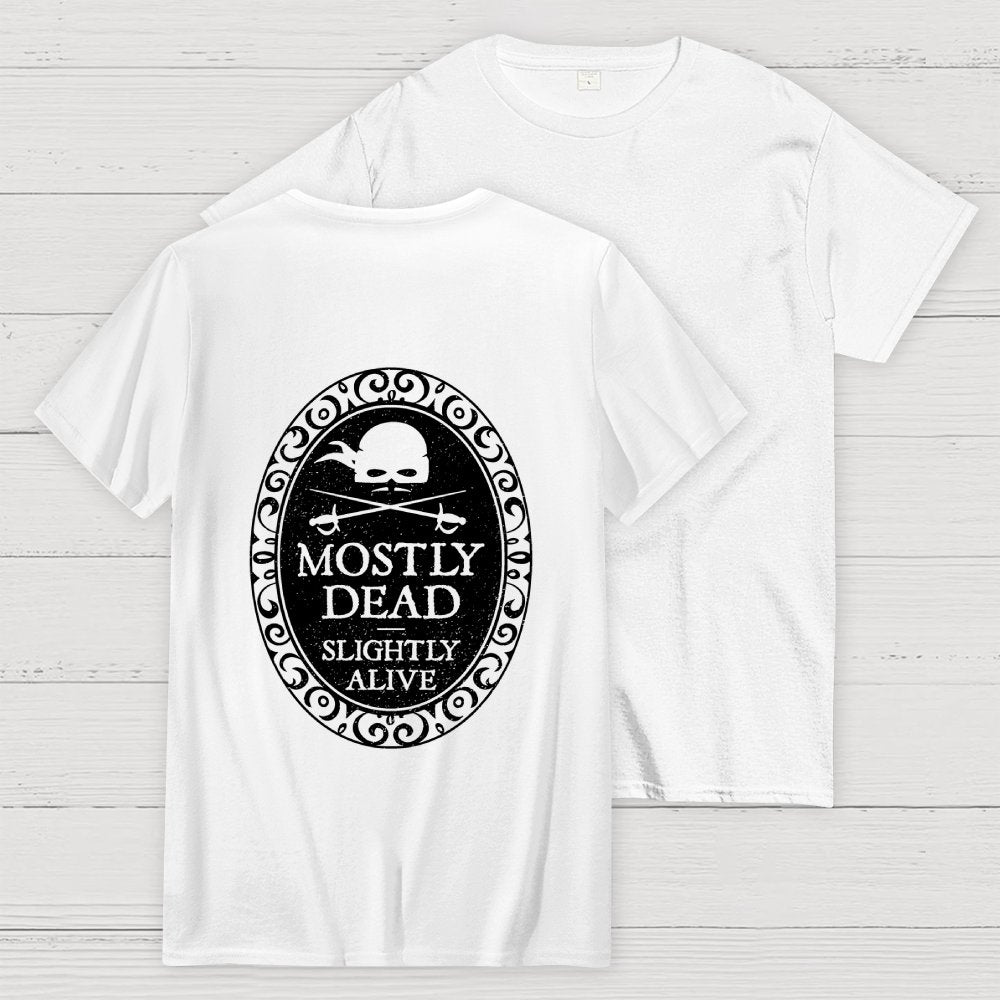 Mostly Dead Front And Back Printing Geek T-Shirt