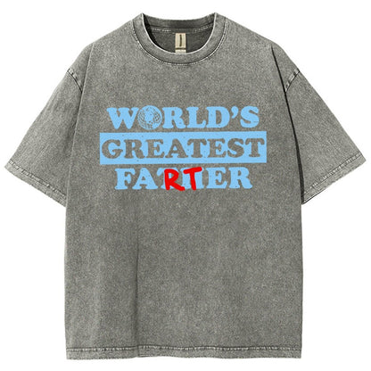 Father's Day Farter Vintage Distressed T-shirt