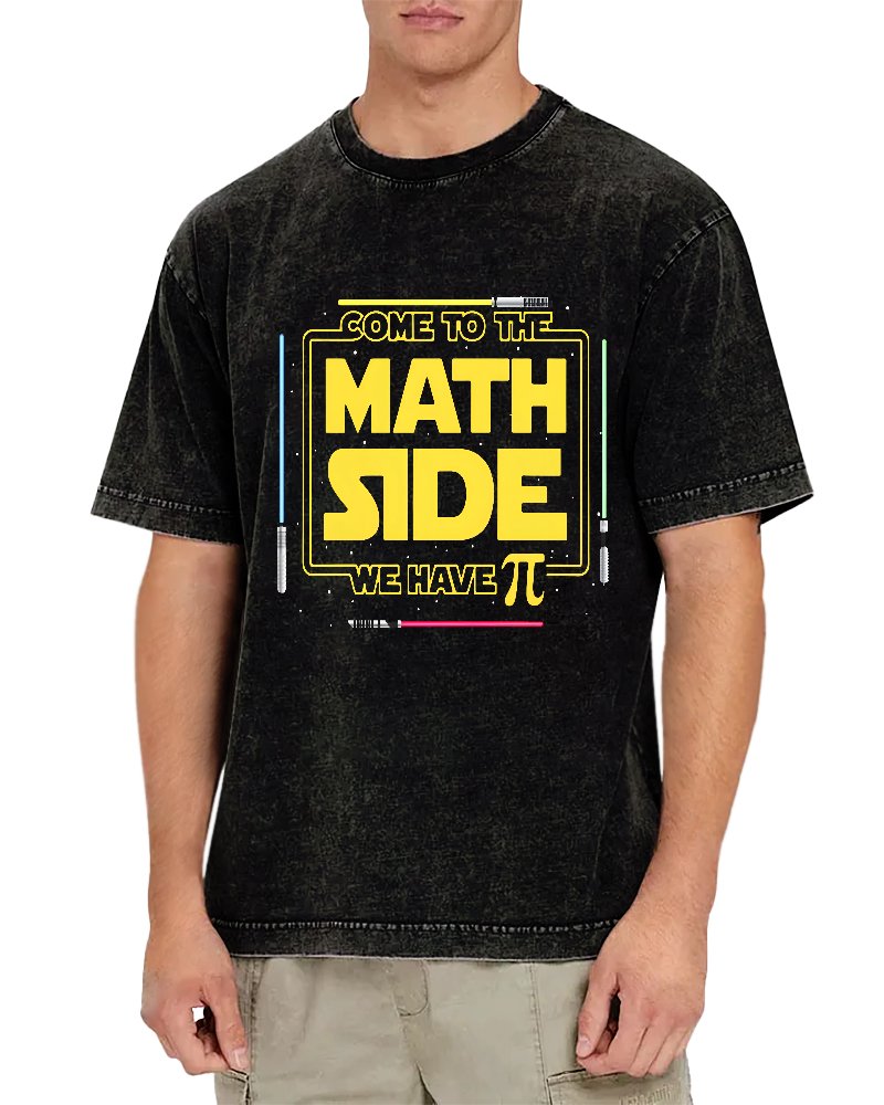 Come To The Nerd Side We Have Pi Vintage Distressed T-shirt