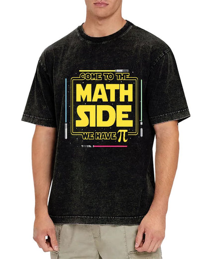 Come To The Nerd Side We Have Pi Vintage Distressed T-shirt