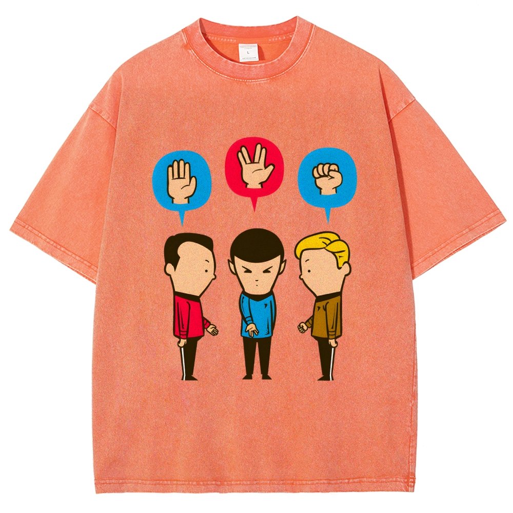 Paper – Scissors – Rock Vintage Distressed T-shirt