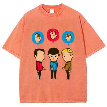 Paper – Scissors – Rock Vintage Distressed T-shirt