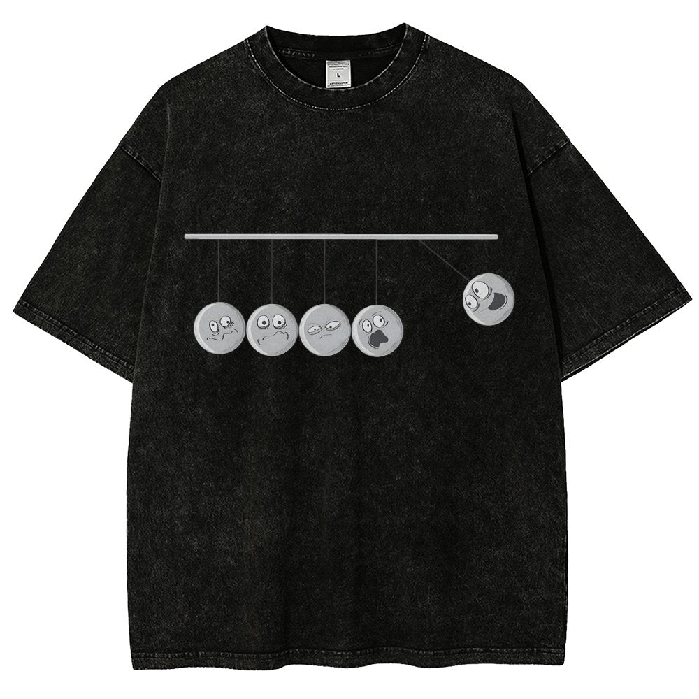Perpetual Emotion Ask Not For Whom The Ball Tolls Vintage Distressed T-shirt