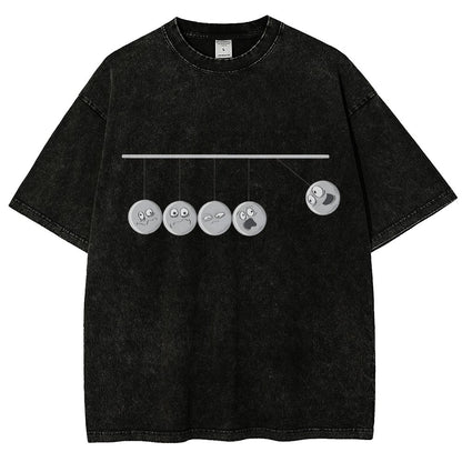 Perpetual Emotion Ask Not For Whom The Ball Tolls Vintage Distressed T-shirt