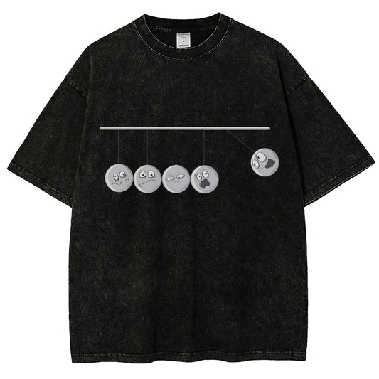Perpetual Emotion Ask Not For Whom The Ball Tolls Vintage Distressed T-shirt