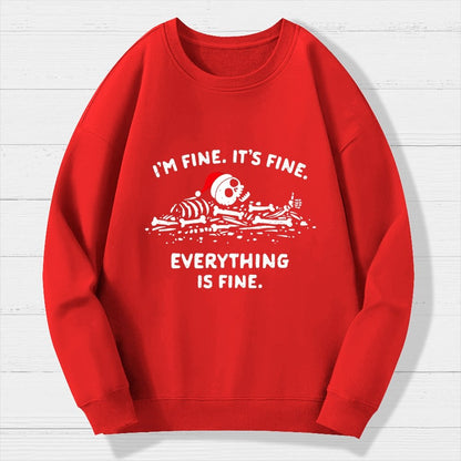 A Fine Pile Of Bones Geek Cotton Sweatshirt