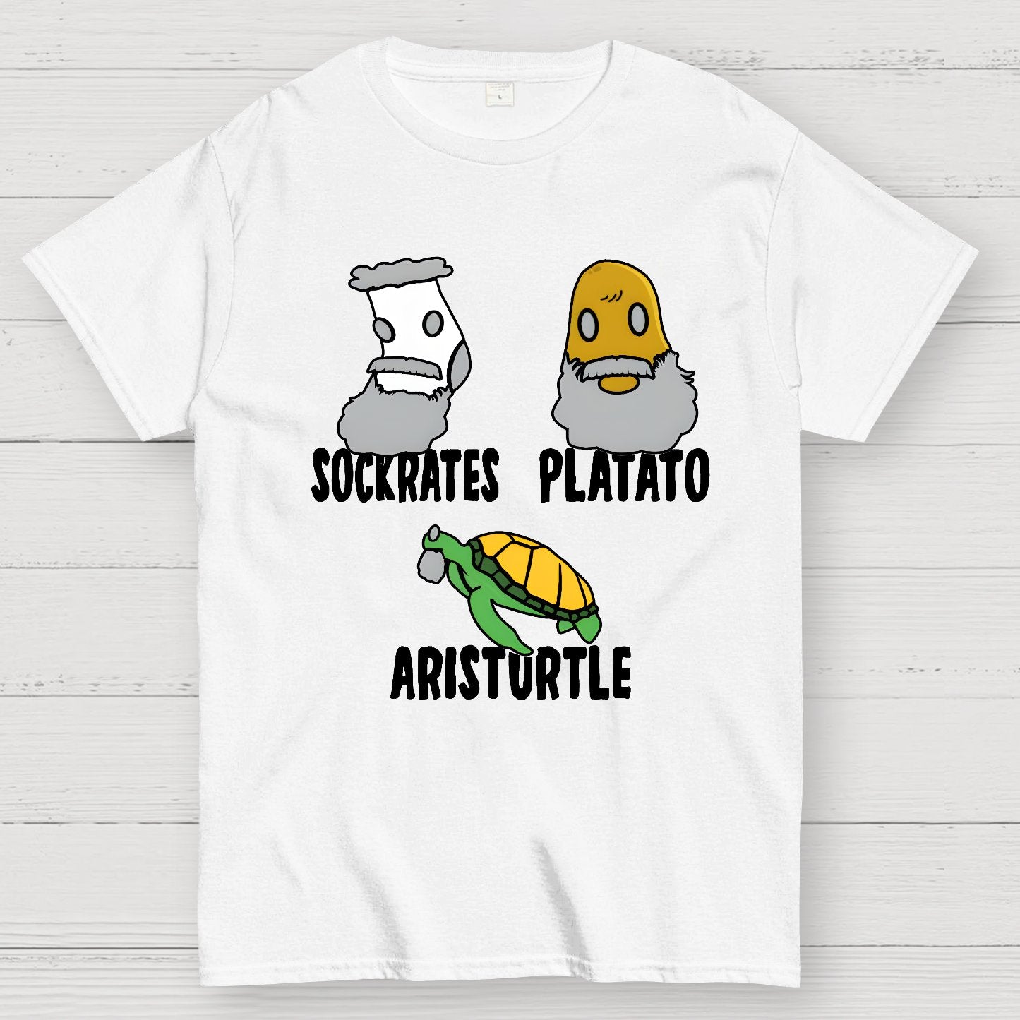 SOCKRATES PLATATO ARISTURTLE Geek T-Shirt
