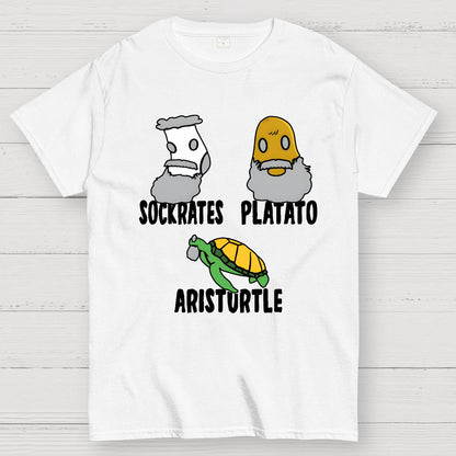 SOCKRATES PLATATO ARISTURTLE Geek T-Shirt