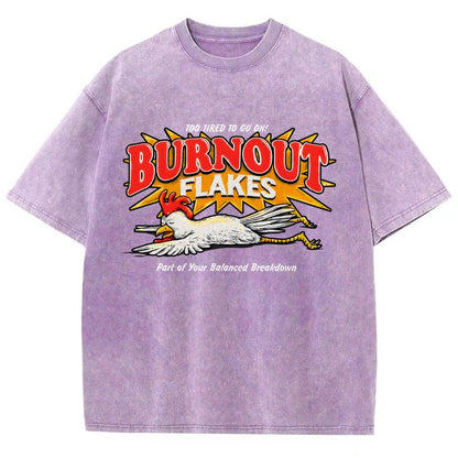 Burnout Flakes Vintage Distressed T-shirt