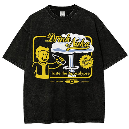 Taste the Apocalypse Vintage Distressed T-shirt