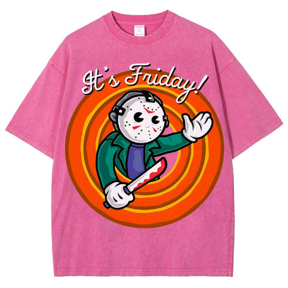 It's Friday Vintage Distressed T-shirt