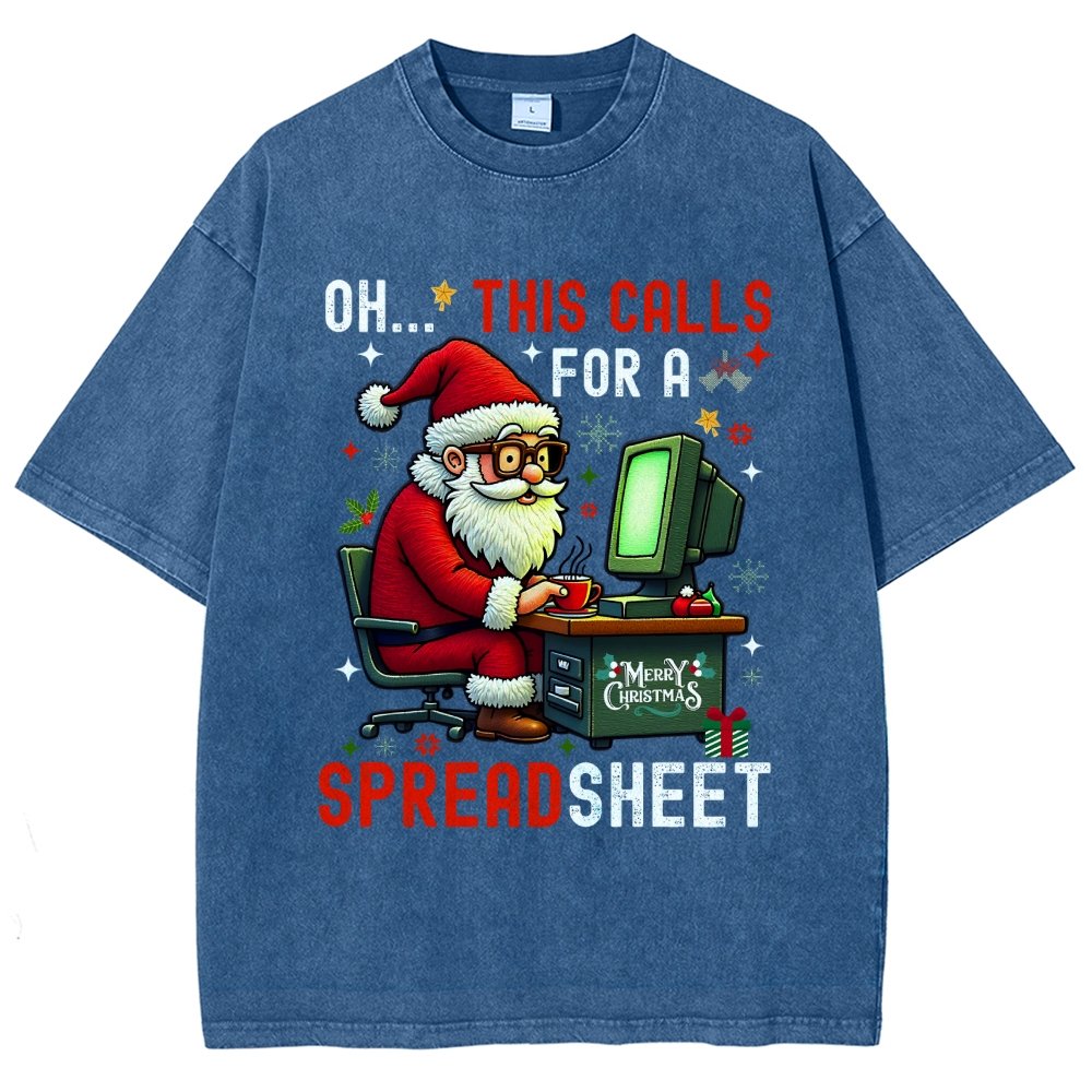 Ohh This Calls For A Spreadsheet Vintage Distressed T-shirt