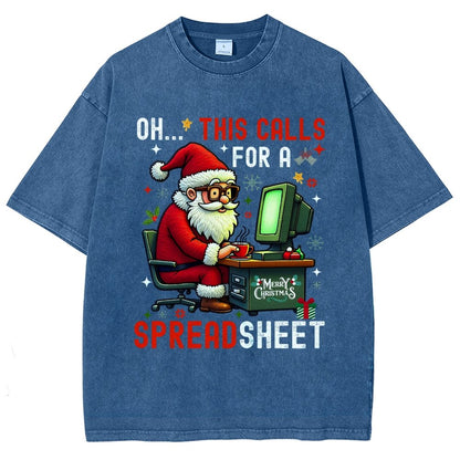 Ohh This Calls For A Spreadsheet Vintage Distressed T-shirt