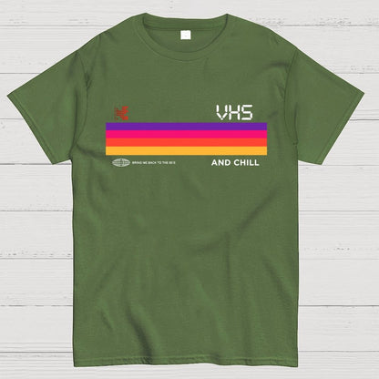 Vhs And Chill Geek T-Shirt