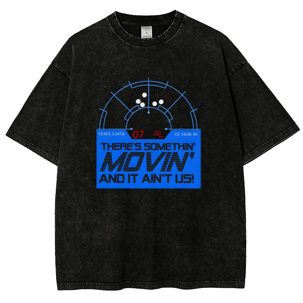 Motion Tracking - Somethin' Movin' Space Corps Vintage Distressed T-shirt