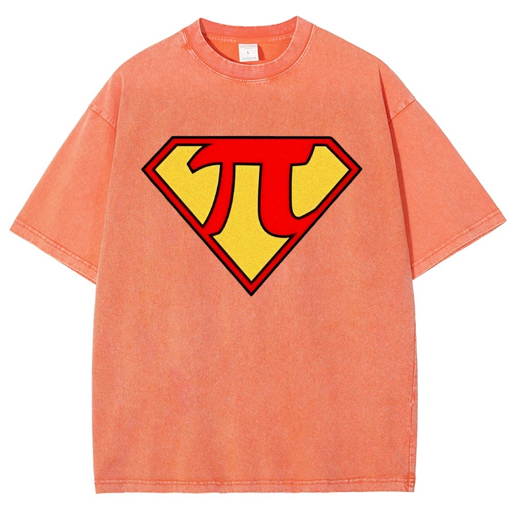 Super Pi Hero Vintage Distressed T-shirt