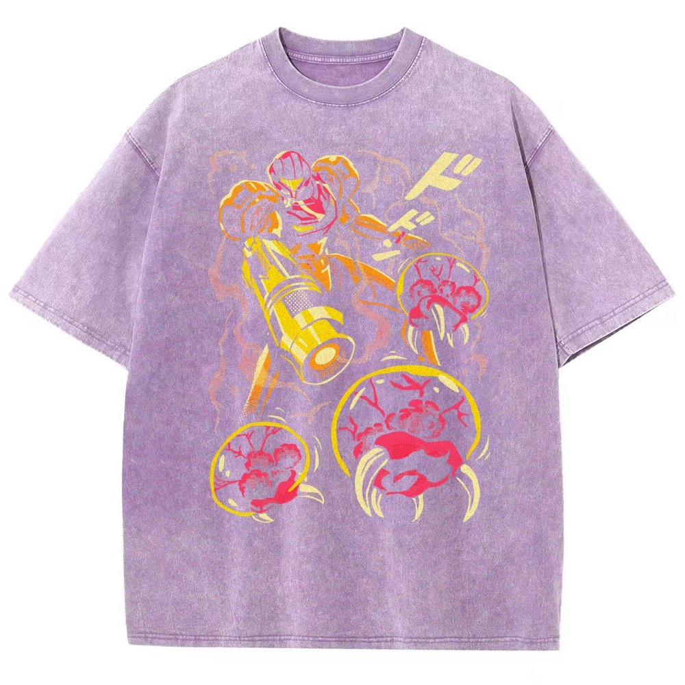LARVA SWARM Vintage Distressed T-shirt