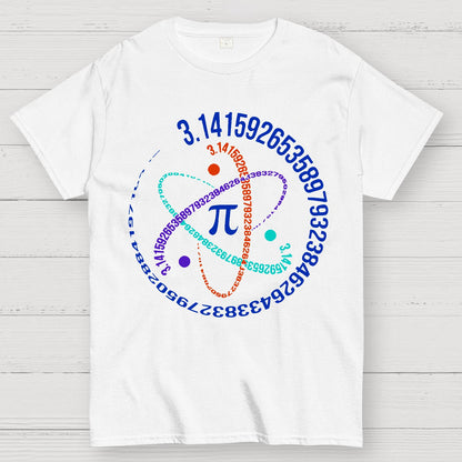 Atom Pi Math Science Geek T-Shirt