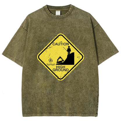 Top Spot Warning Vintage Distressed T-shirt