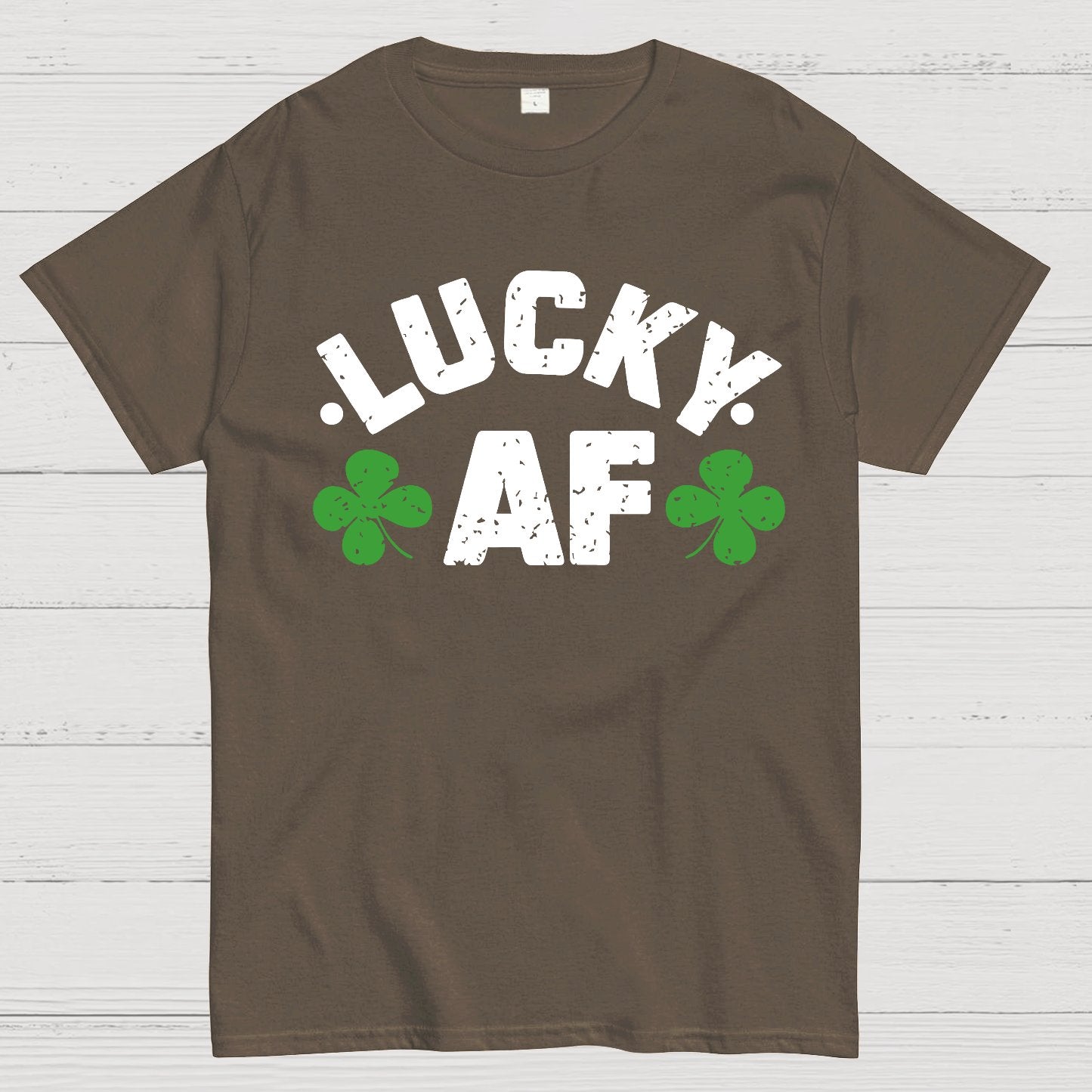 Lucky Af St. Patrick's Day Geek T-Shirt