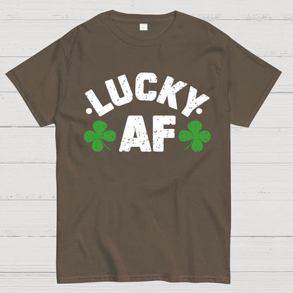 Lucky Af St. Patrick's Day Geek T-Shirt