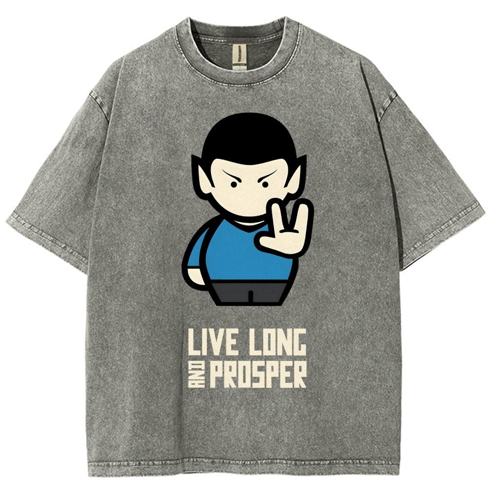 Live Long Vintage Distressed T-shirt
