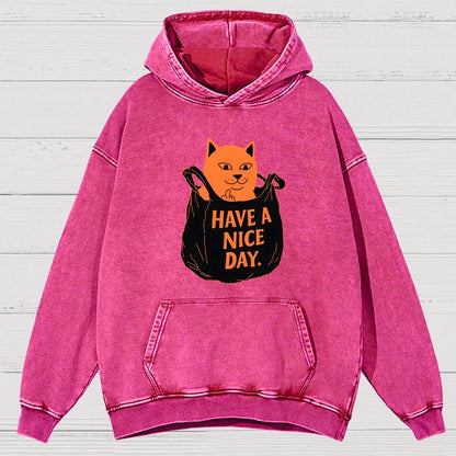 Have A Nice Day Vintage Distressed Hoodie