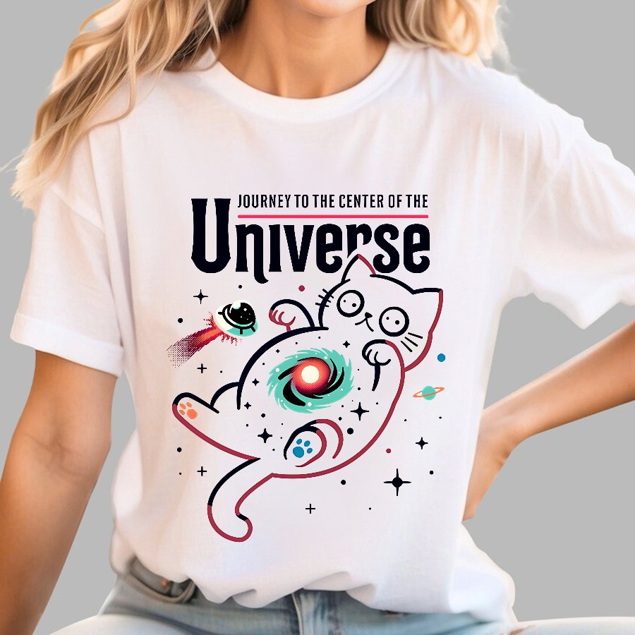 Journey to the Center of the Universe Geek T-Shirt