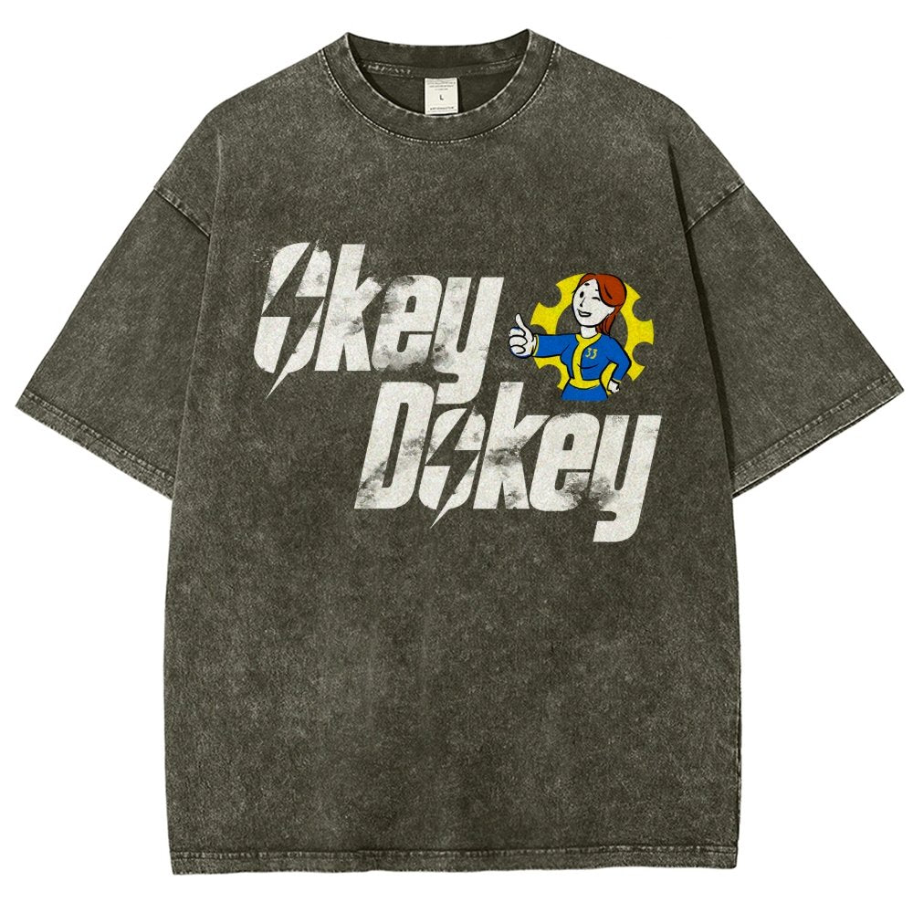 Okey Dokey Vintage Distressed T-shirt