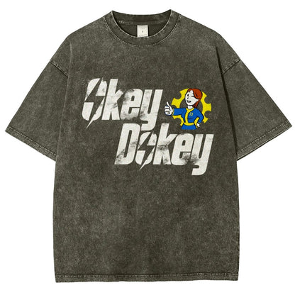 Okey Dokey Vintage Distressed T-shirt