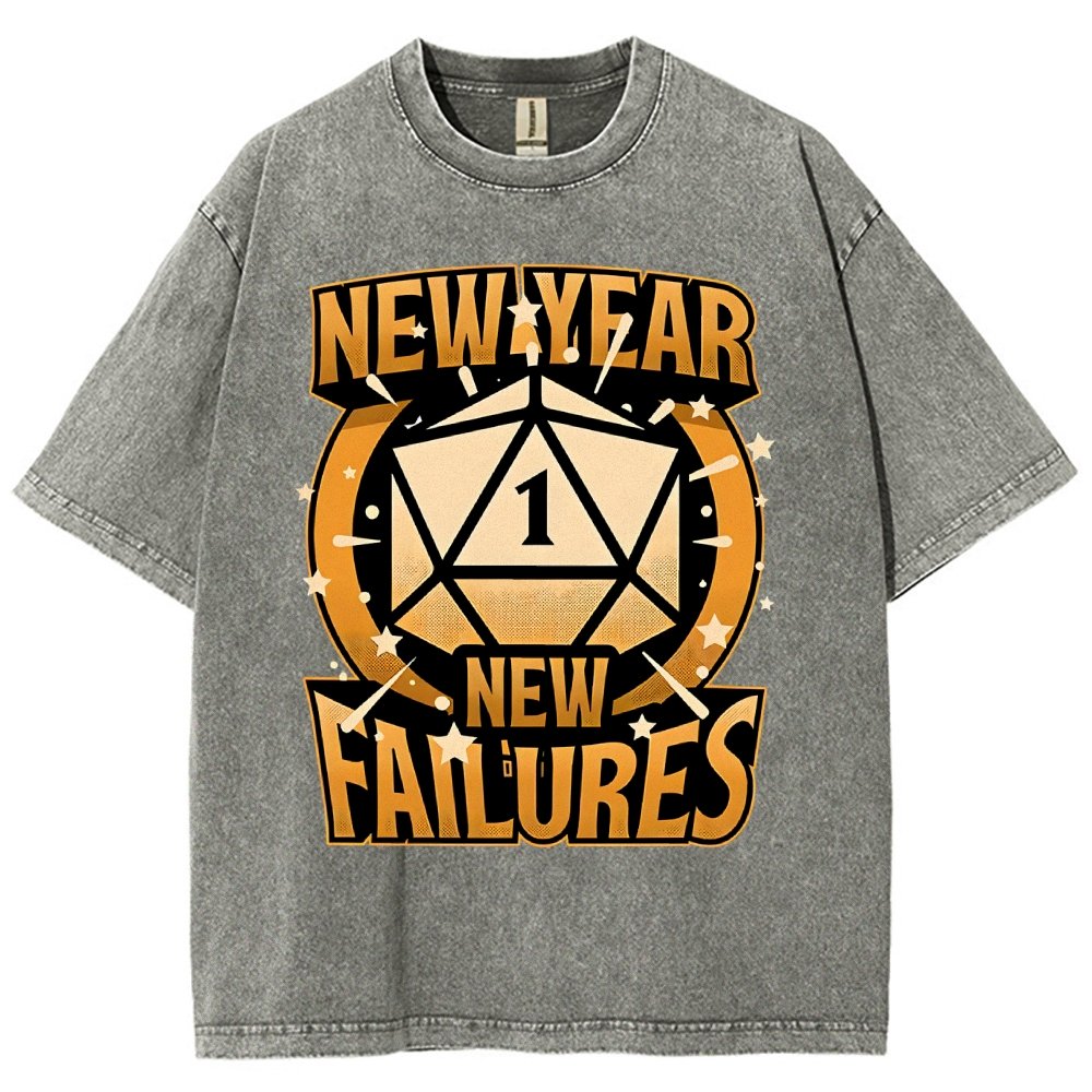 New Year New Failures Vintage Distressed T-shirt