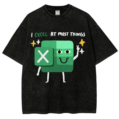 I Excel At Most Things Vintage Distressed T-shirt