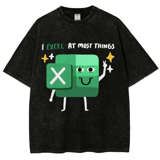 I Excel At Most Things Vintage Distressed T-shirt