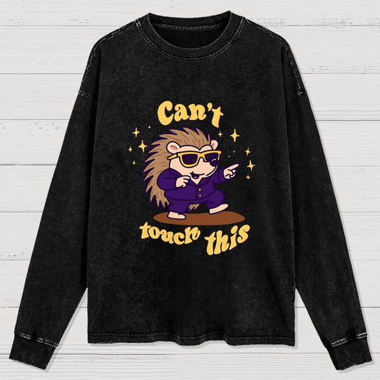 Can't touch this Washed Long Sleeve Tee