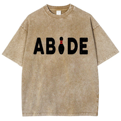 Bowling Abide Vintage Distressed T-shirt