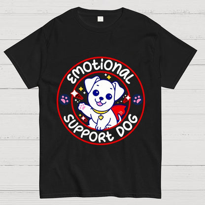 Emotional Support Dog Unisex Geek T-Shirt