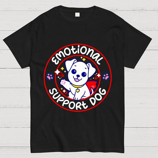 Emotional Support Dog Unisex Geek T-Shirt