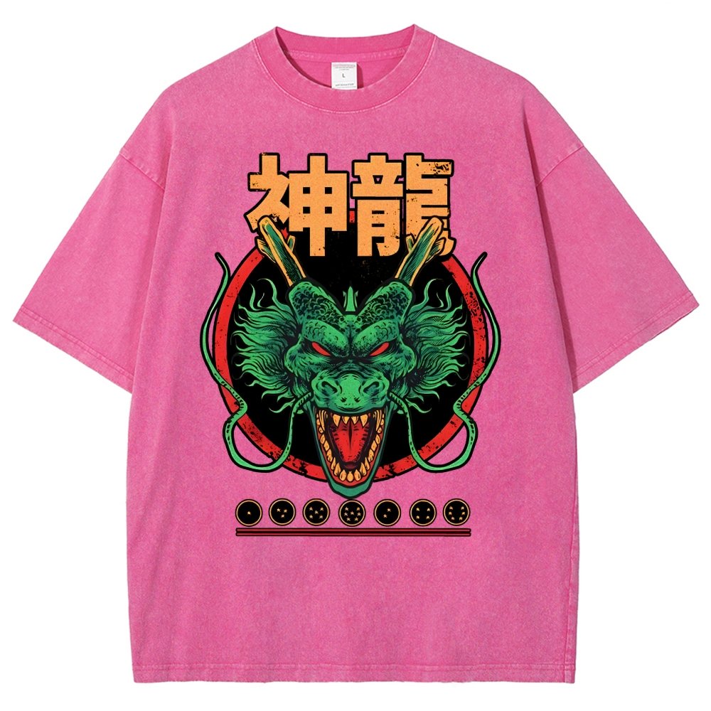 God Dragon Vintage Distressed T-shirt