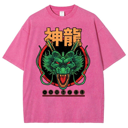 God Dragon Vintage Distressed T-shirt