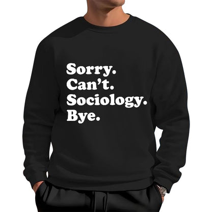 Funny Sociologist Geek Cotton Sweatshirt