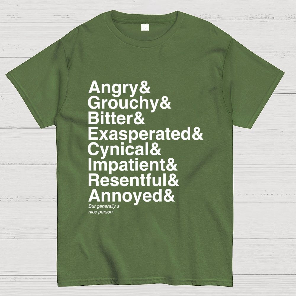 Generally A Nice Person Geek T-Shirt