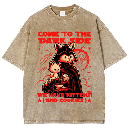 We Have Kittens and Cookies Vintage Distressed T-shirt