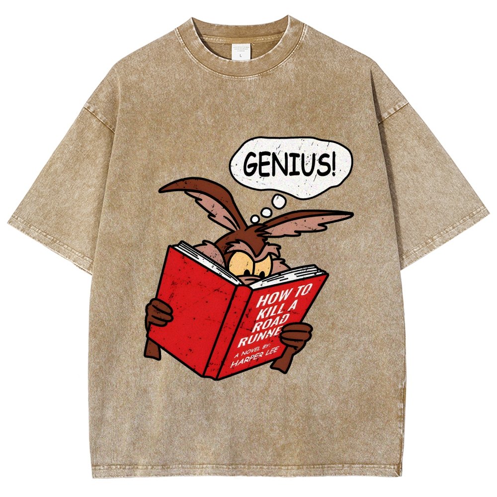 Genius Plan Vintage Distressed T-shirt